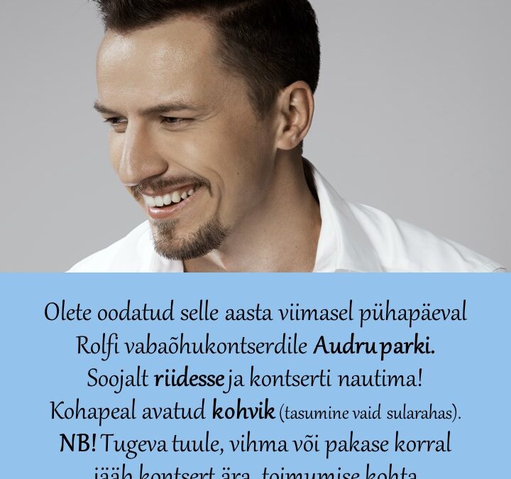 ROLF ROOSALU aastalõpu kontsert