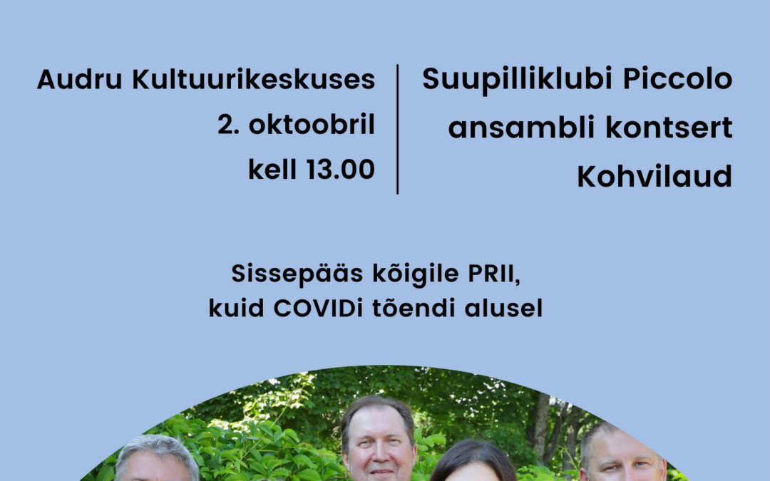 Rahvusvahelisele eakate päevale pühendatud kontsert